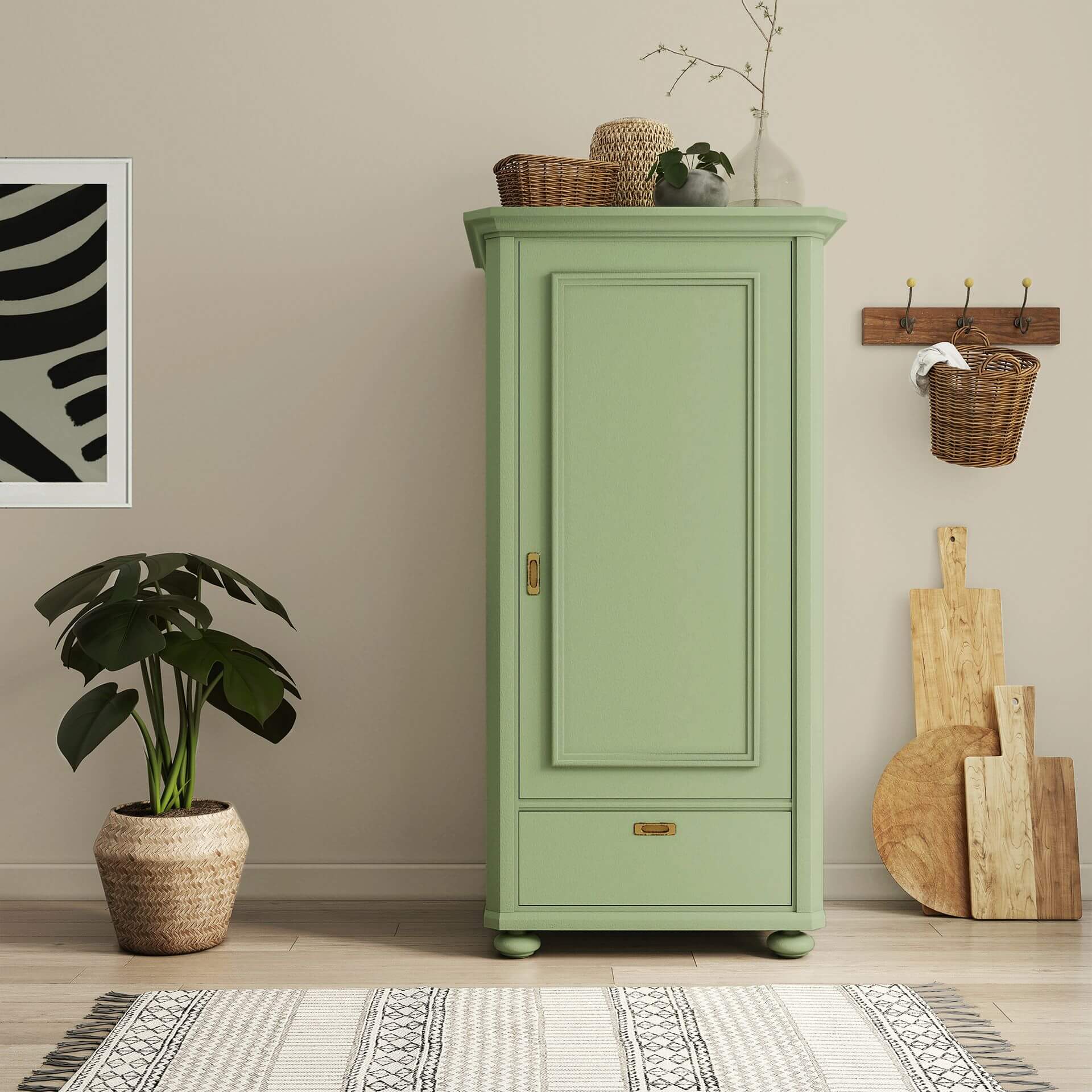 MissPompadour Green with Matcha - The Functional Wall Paint 1L