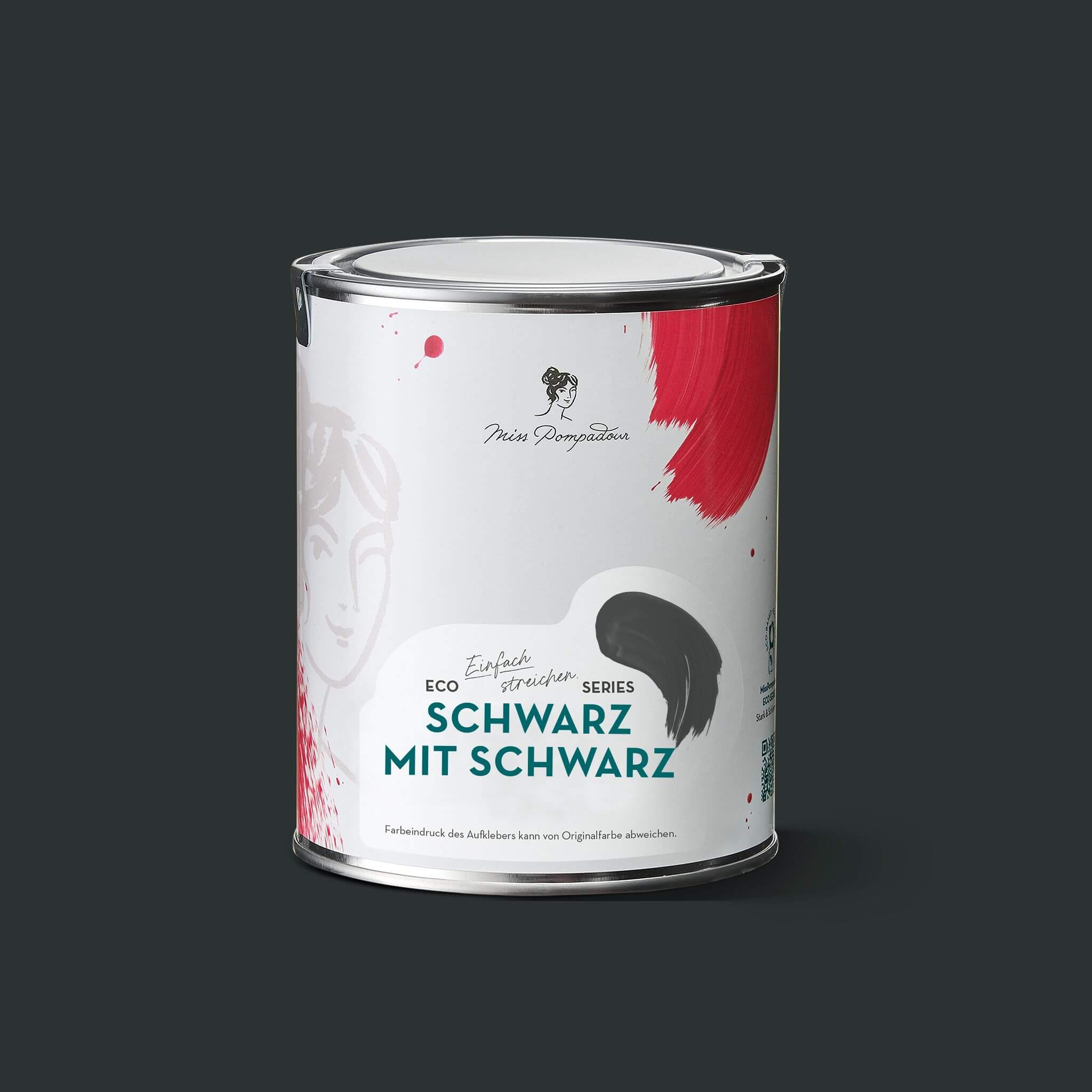 MissPompadour Schwarz mit Schwarz - Sanft & Matt 2.5L