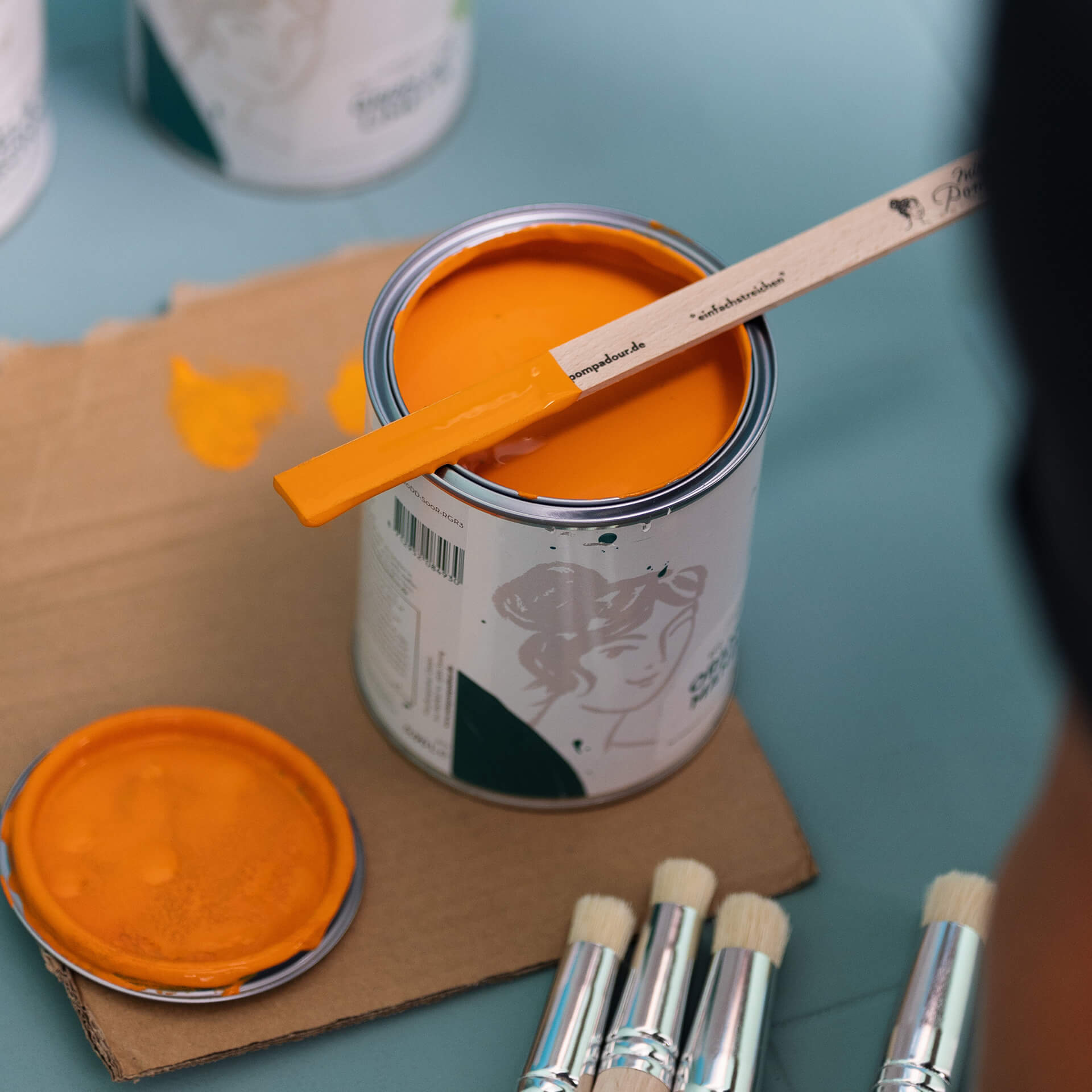 MissPompadour Orange with Tangerine - The Functional Wall Paint 1L