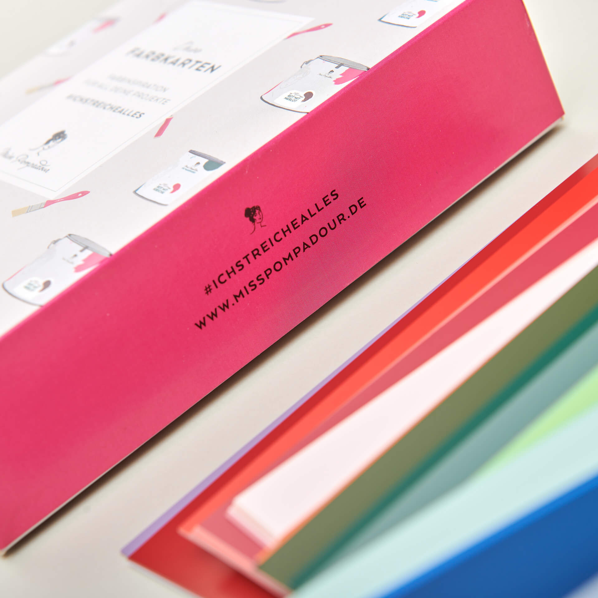 MissPompadour Colour cards - Just paint collection