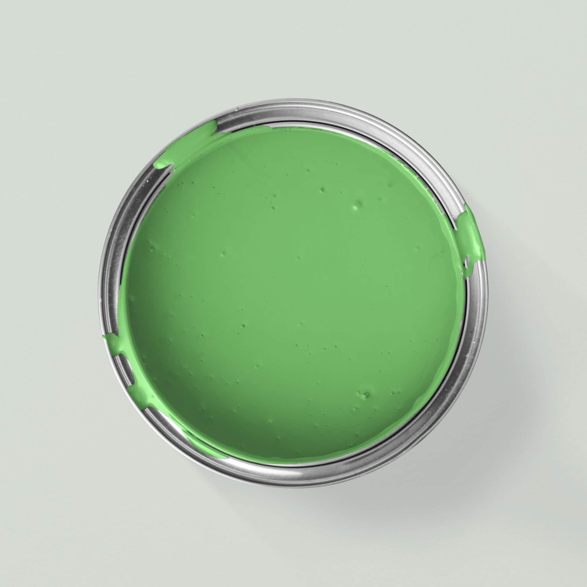 MissPompadour Vert avec Grenouille - Peinture murale lavable 1L