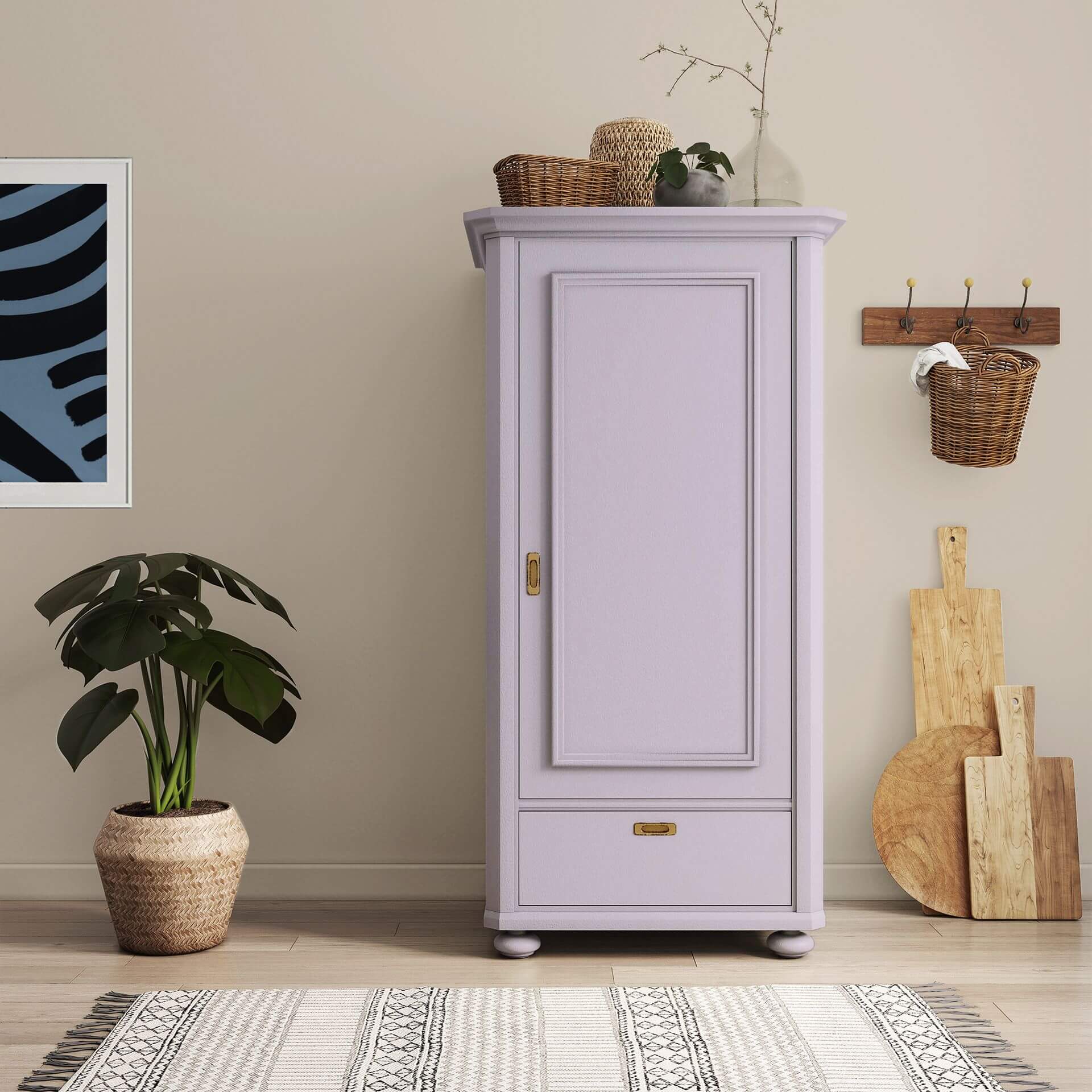 MissPompadour Lila met Lavendel - Afwasbare muurverf 2.5L