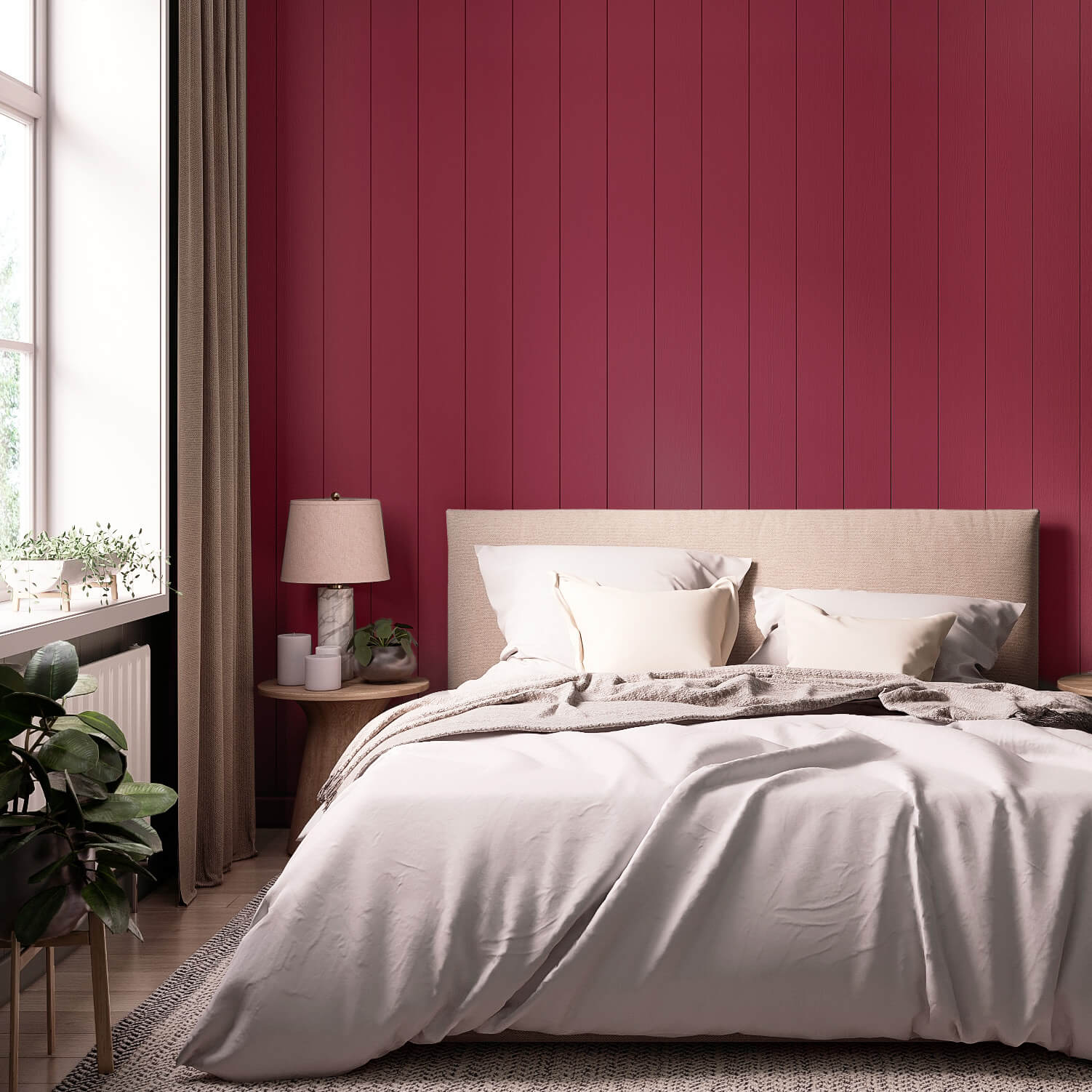 MissPompadour Pink with Peony - The Valuable Wall Paint 1L
