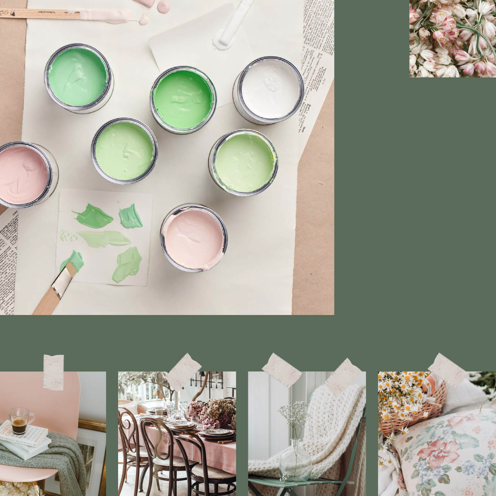 Farbpalette Romantik