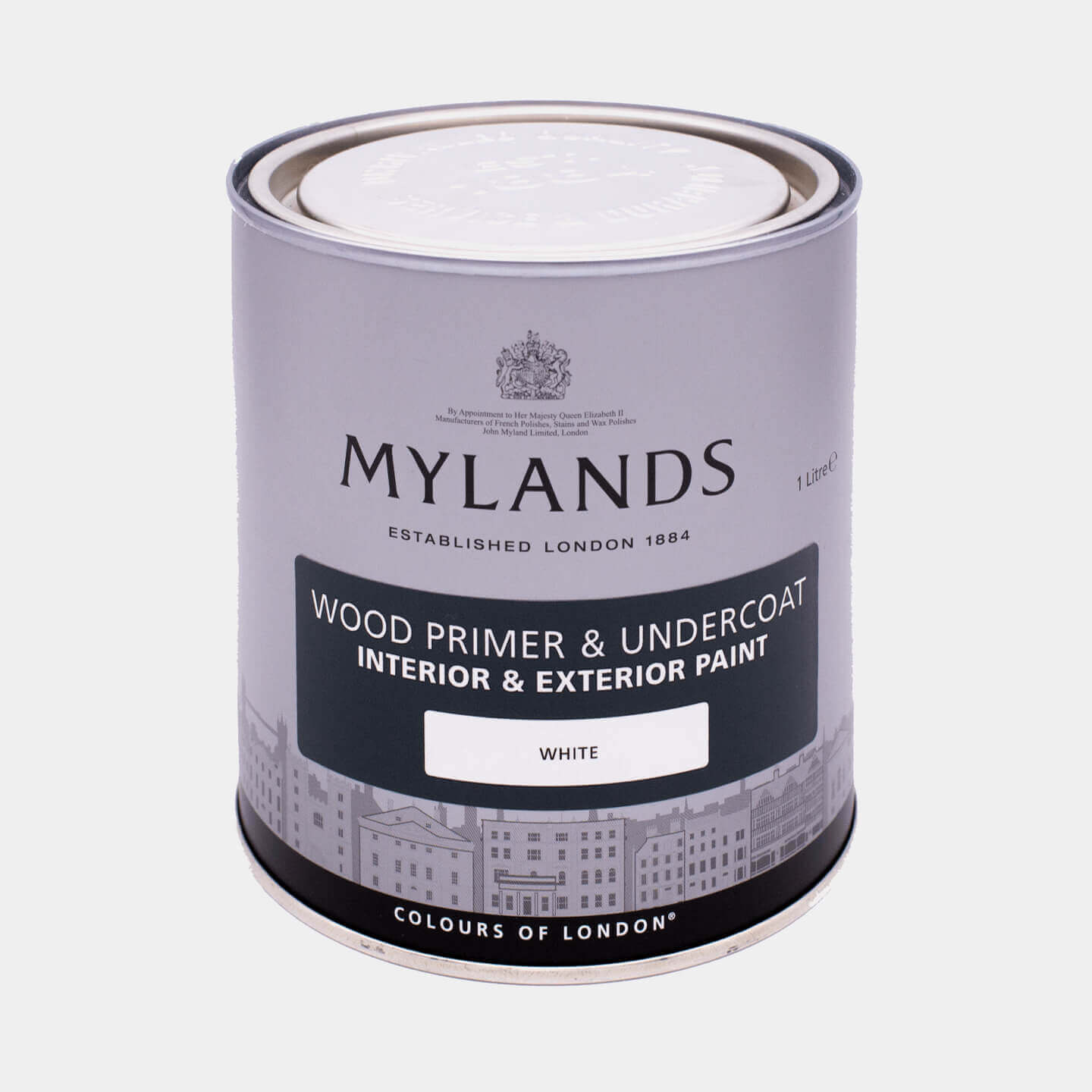 Mylands Wood Primer & Undercoat - Light Grey, 2.5L