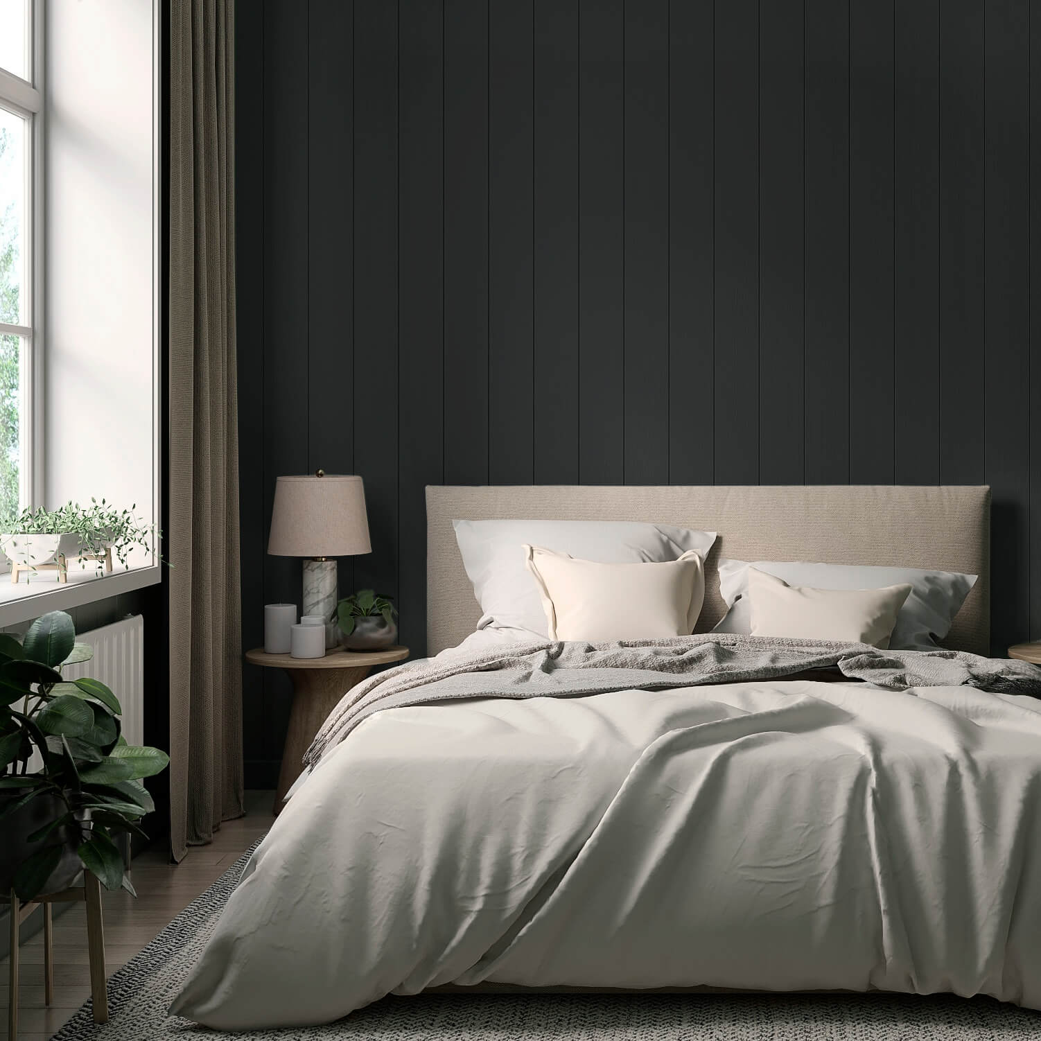 MissPompadour Black with Black - The Functional Wall Paint 1L