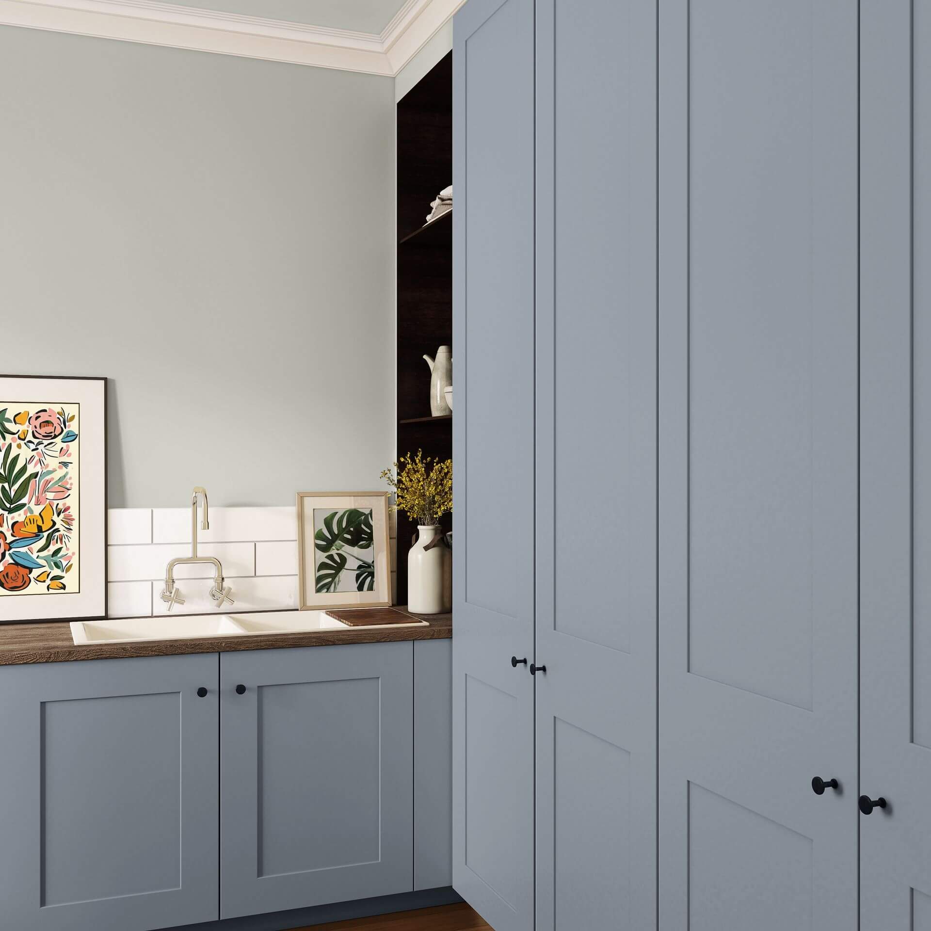 MissPompadour Grey with Grey - The Valuable Wall Paint 1L