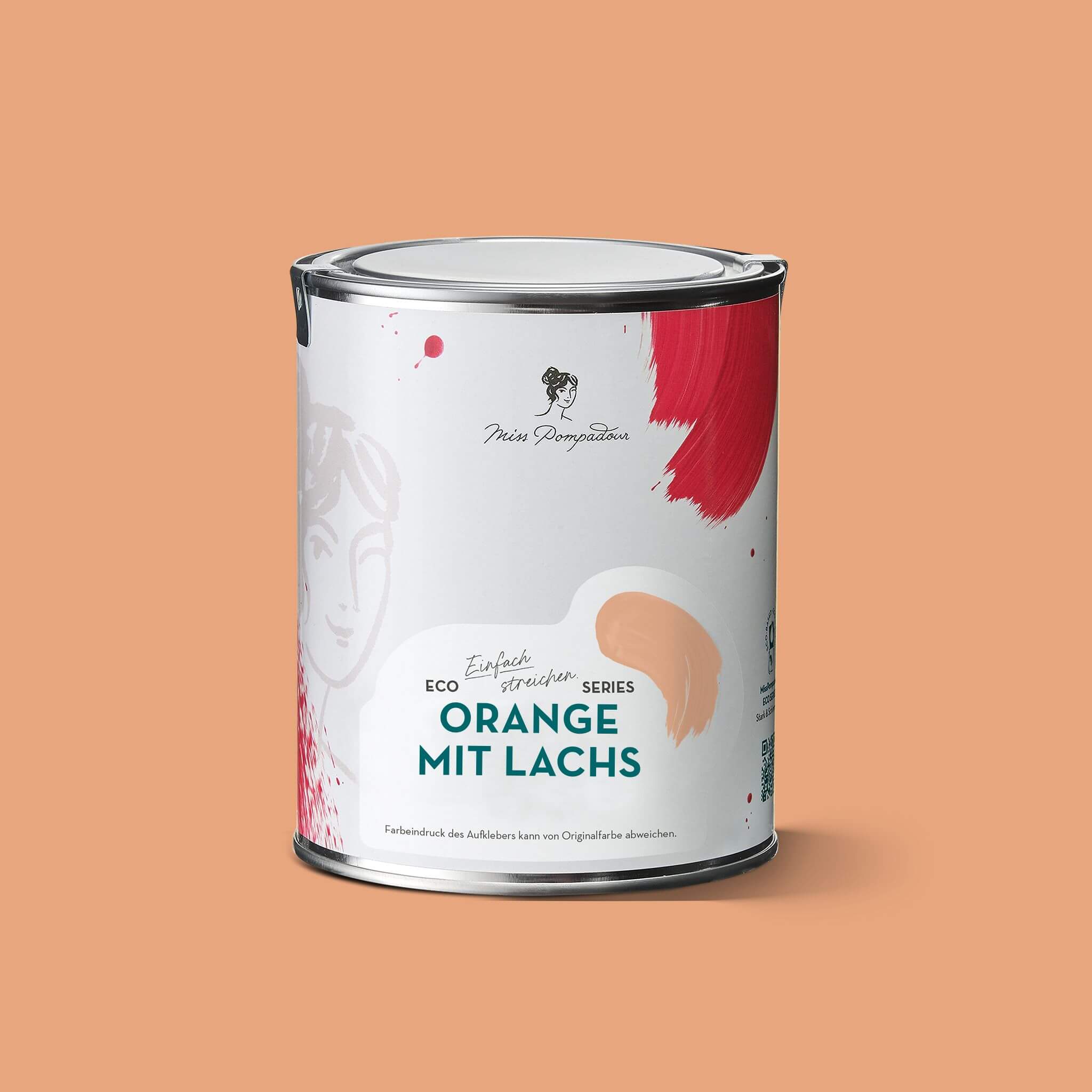 MissPompadour Orange mit Lachs - Die Wertvolle 2.5L