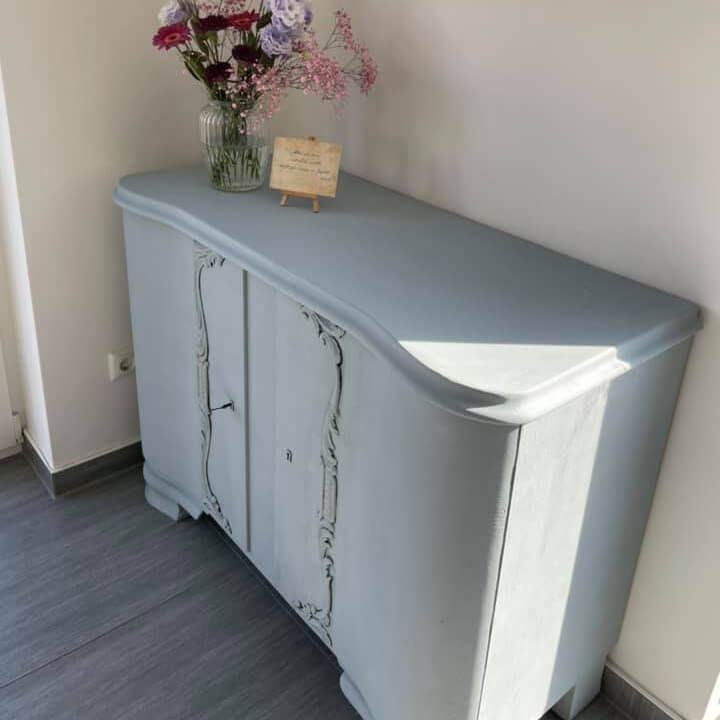 MissPompadour Blau mit Grau - Sanft & Matt 1L