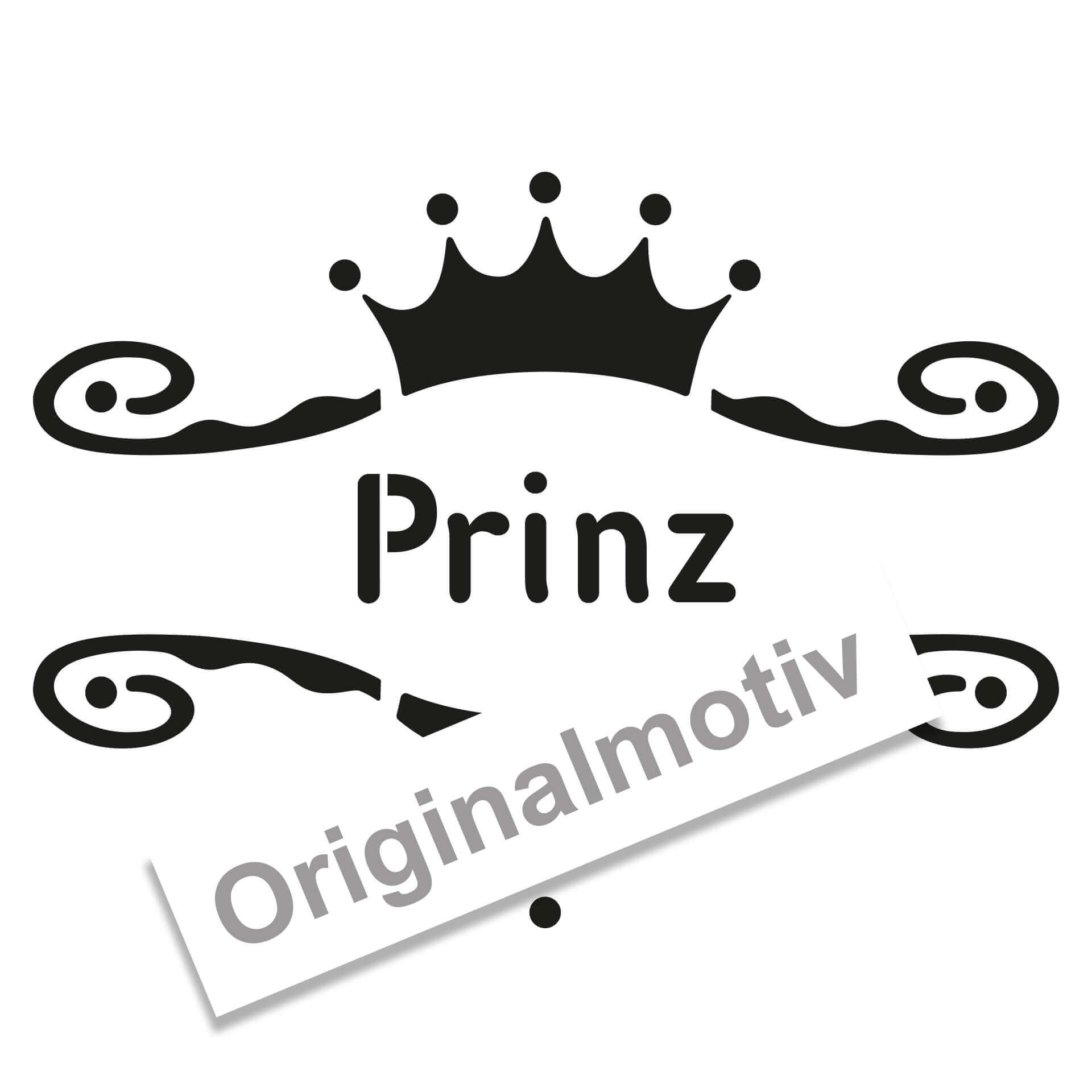 MissPompadour Kreativ Schablone Prinz - 27cm