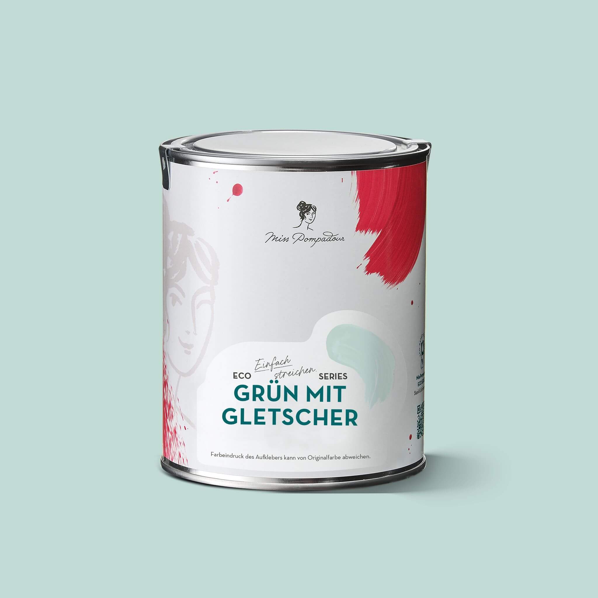 MissPompadour Grün mit Gletscher - Sanft & Matt 2.5L