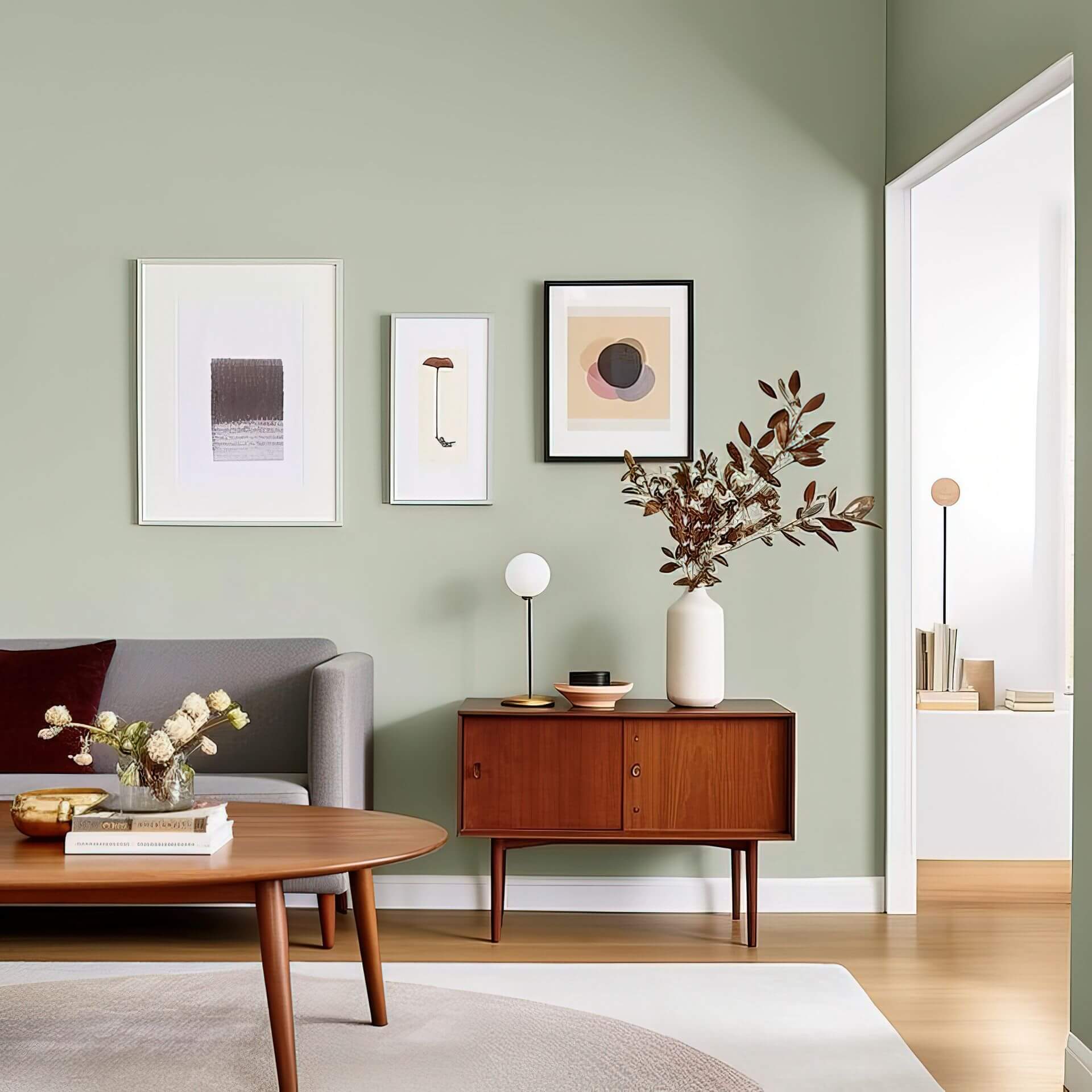 MissPompadour Green with Sage - The Functional Wall Paint 1L