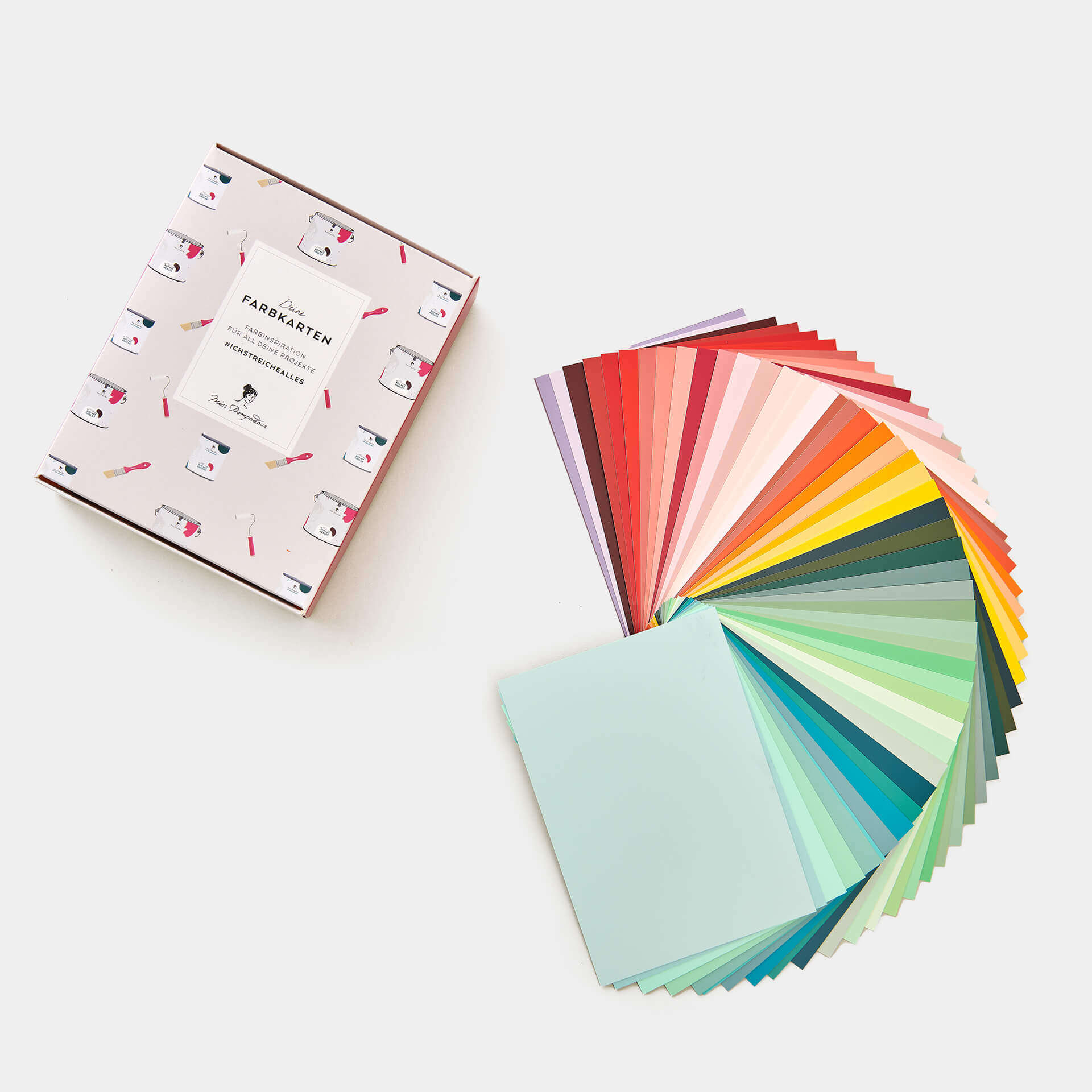 MissPompadour Colour cards - Just paint collection