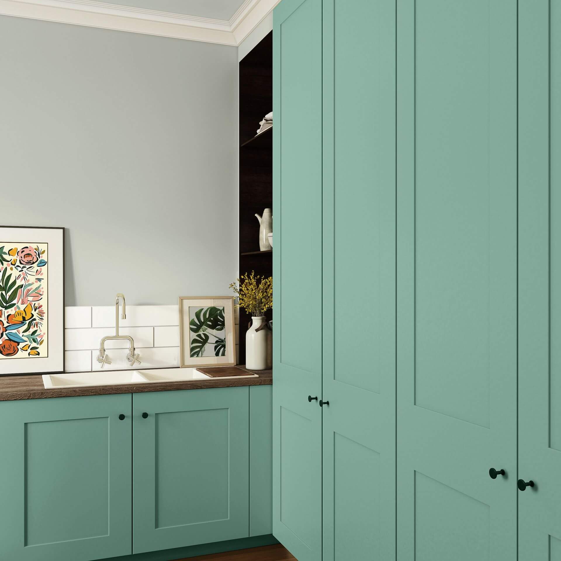 MissPompadour Green with Jade - The Valuable Wall Paint 1L