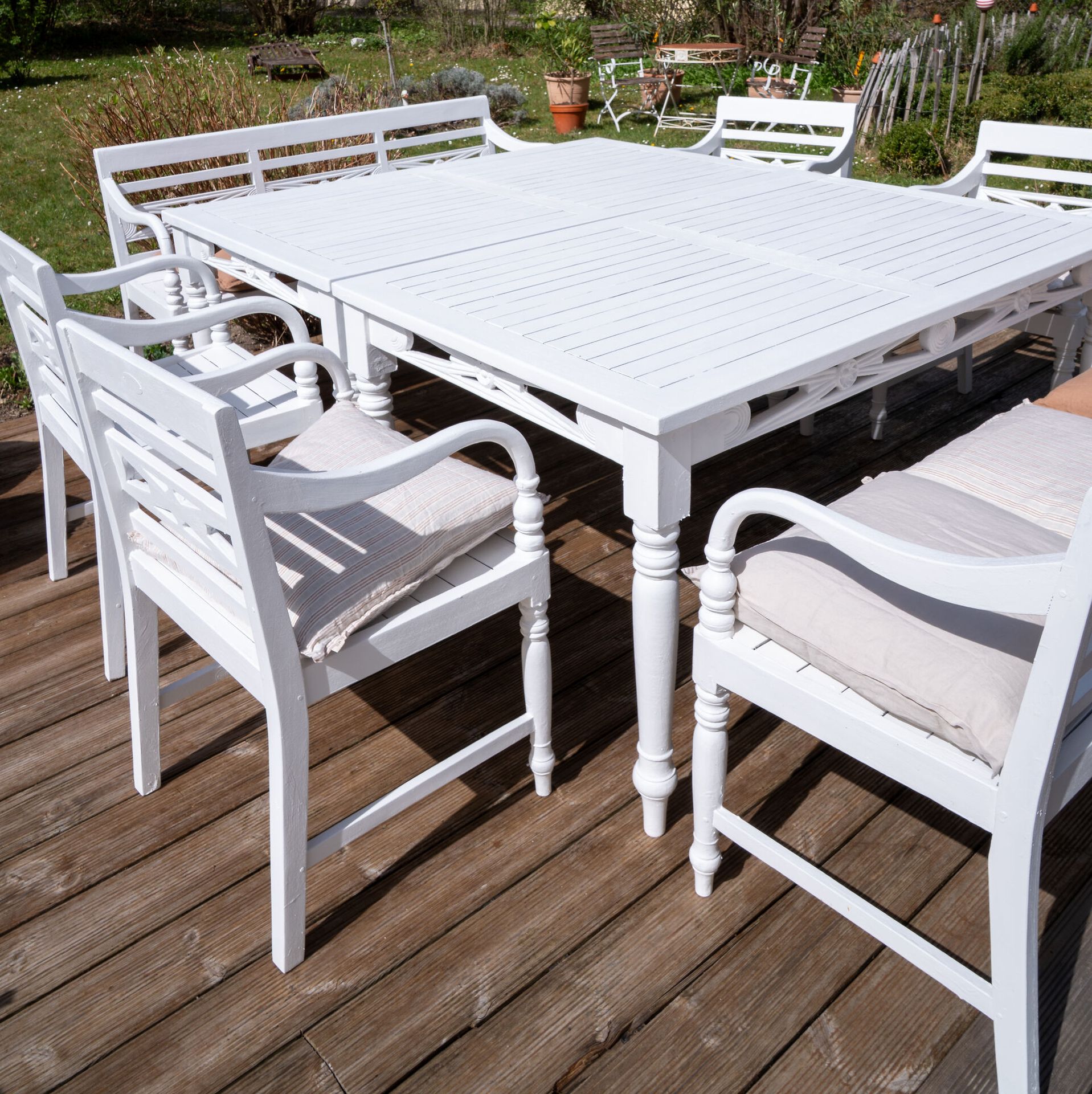 Outdoor Streich-Set - Weiß mit Charakter, Kleines Set