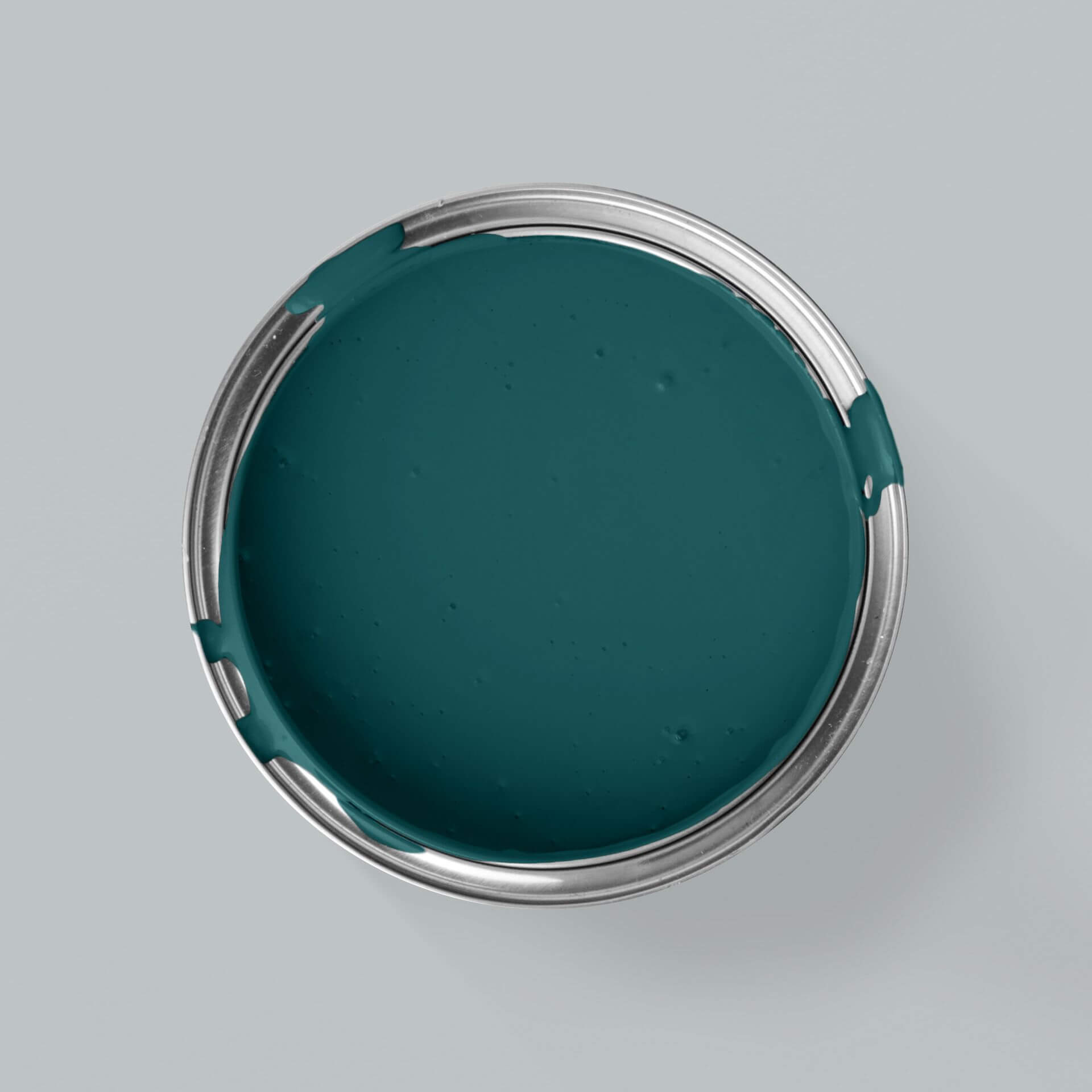 MissPompadour Vert avec Pétrol - Peinture murale lavable 1L