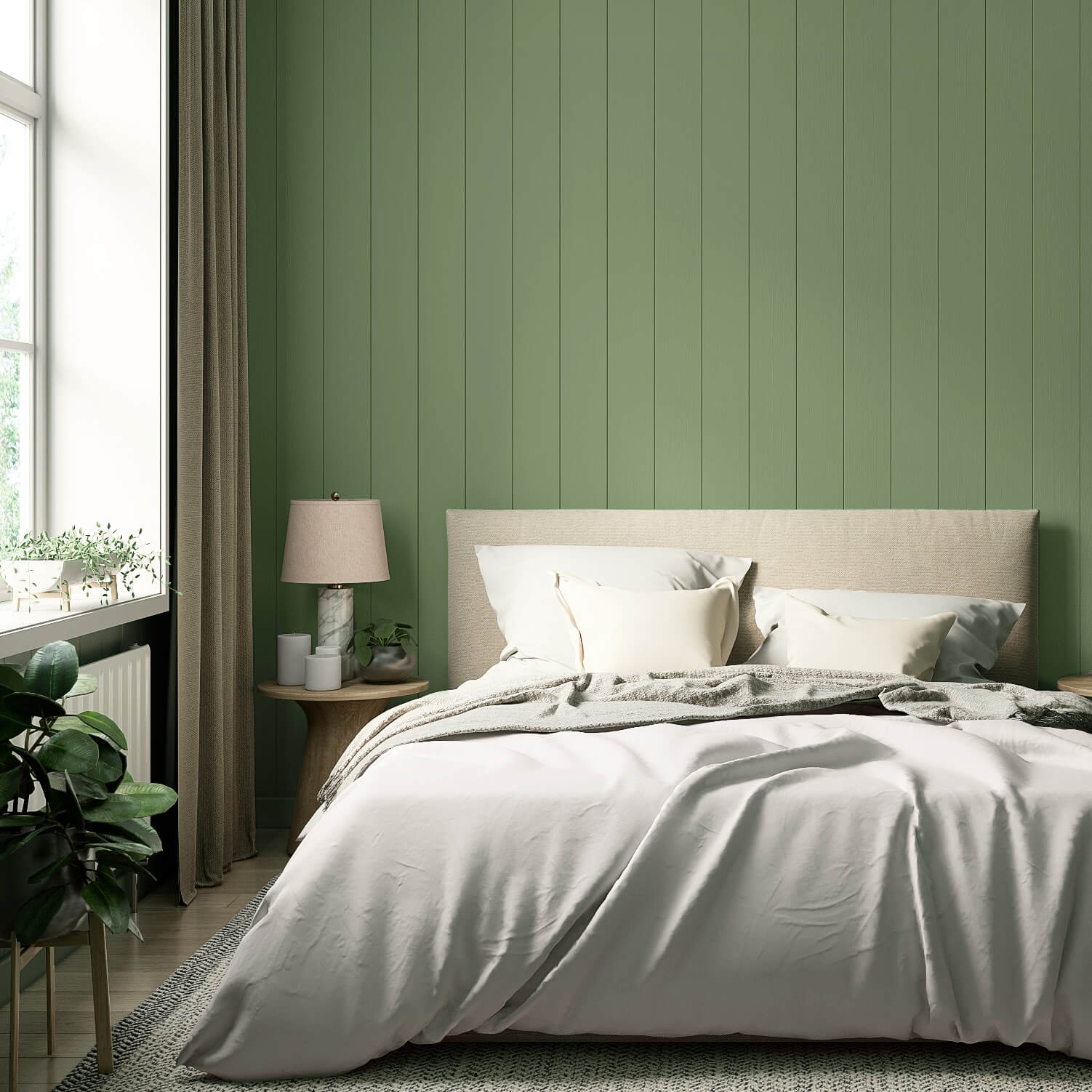 MissPompadour Green with Olive - The Functional Wall Paint 1L