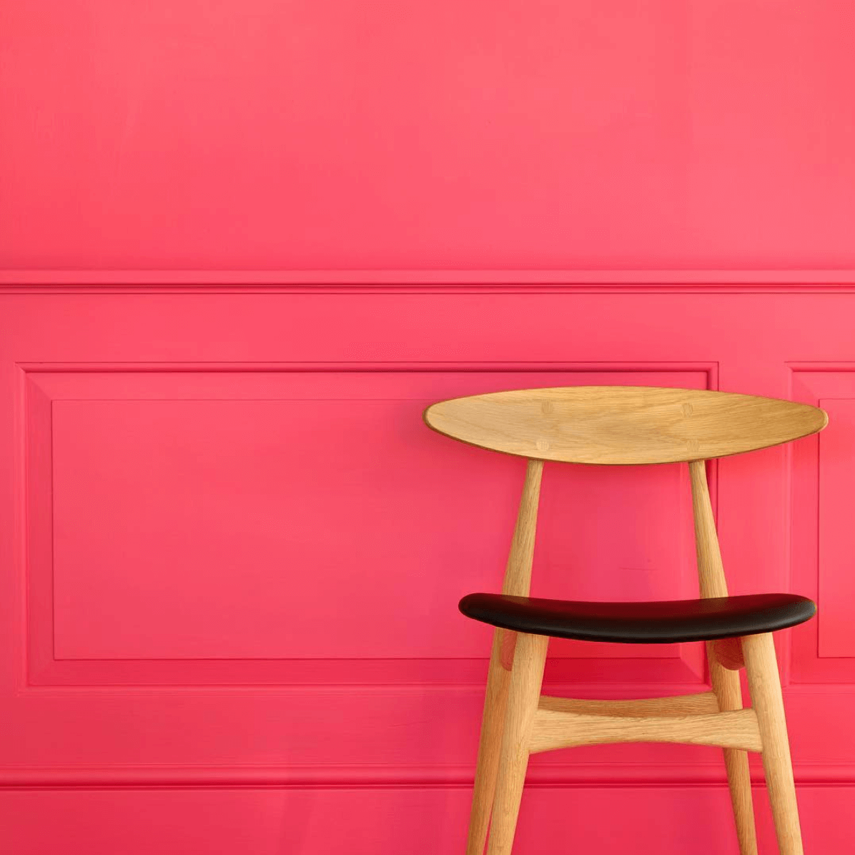Mylands FTT 006 Shocking Pink - Wood & Metal Eggshell / Lack Seidenmatt, 1L