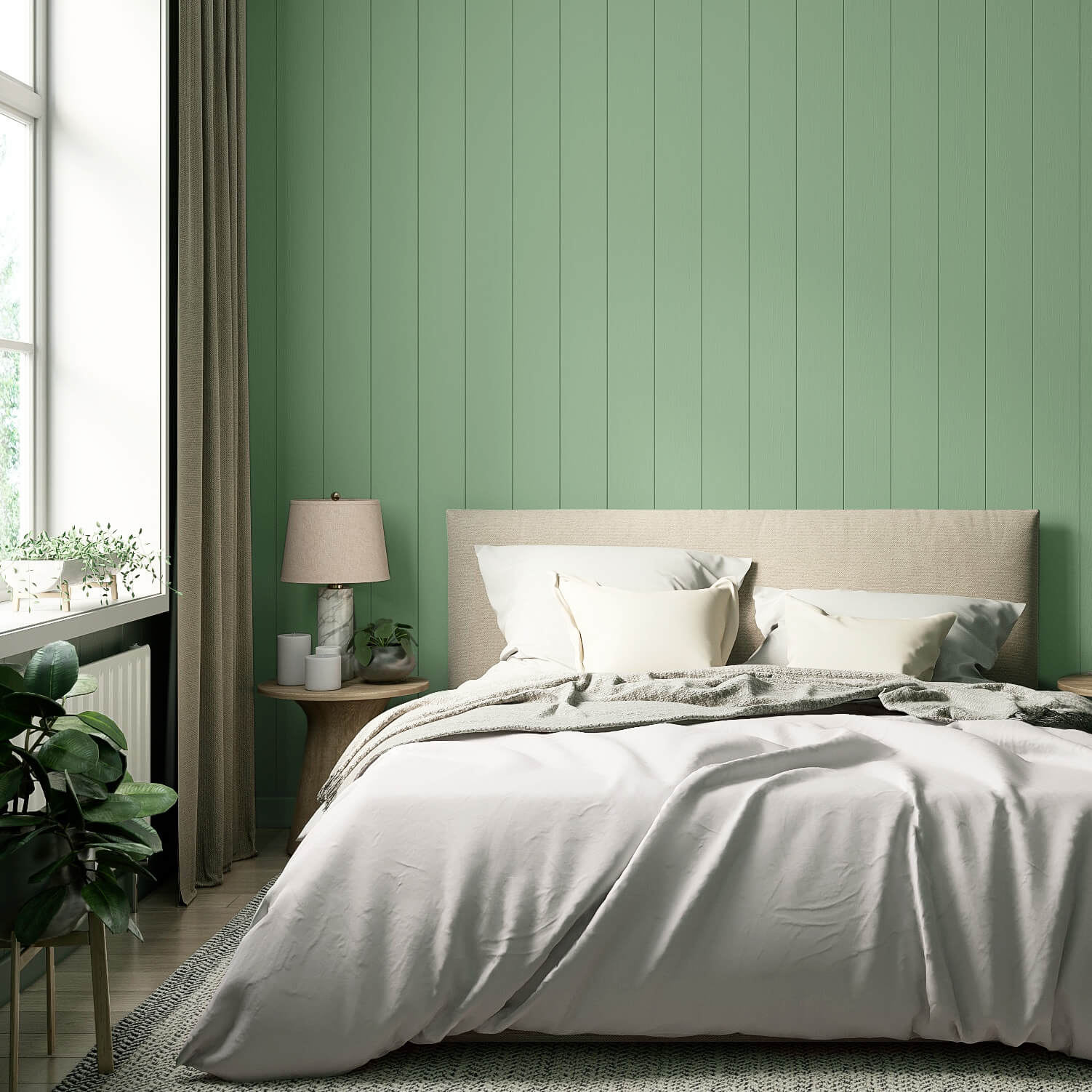 MissPompadour Green with Glass - The Valuable Wall Paint 1L