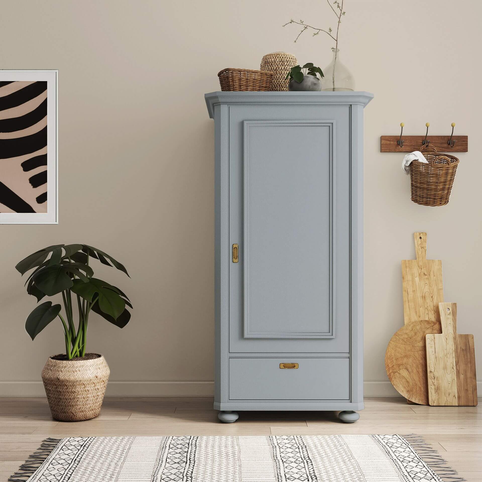 MissPompadour Grey with Grey - The Valuable Wall Paint 1L