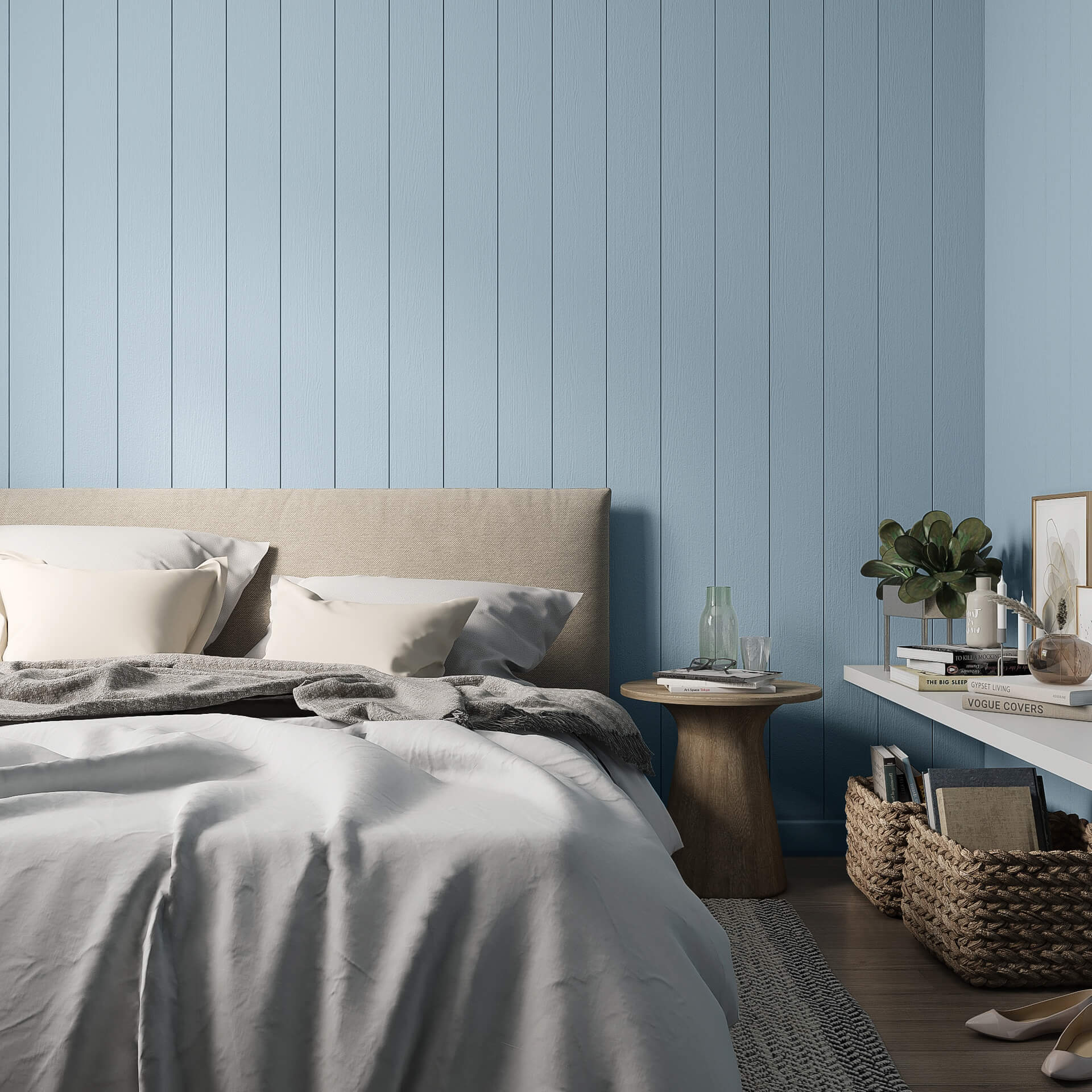 MissPompadour Blue with Grey - The Valuable Wall Paint 1L