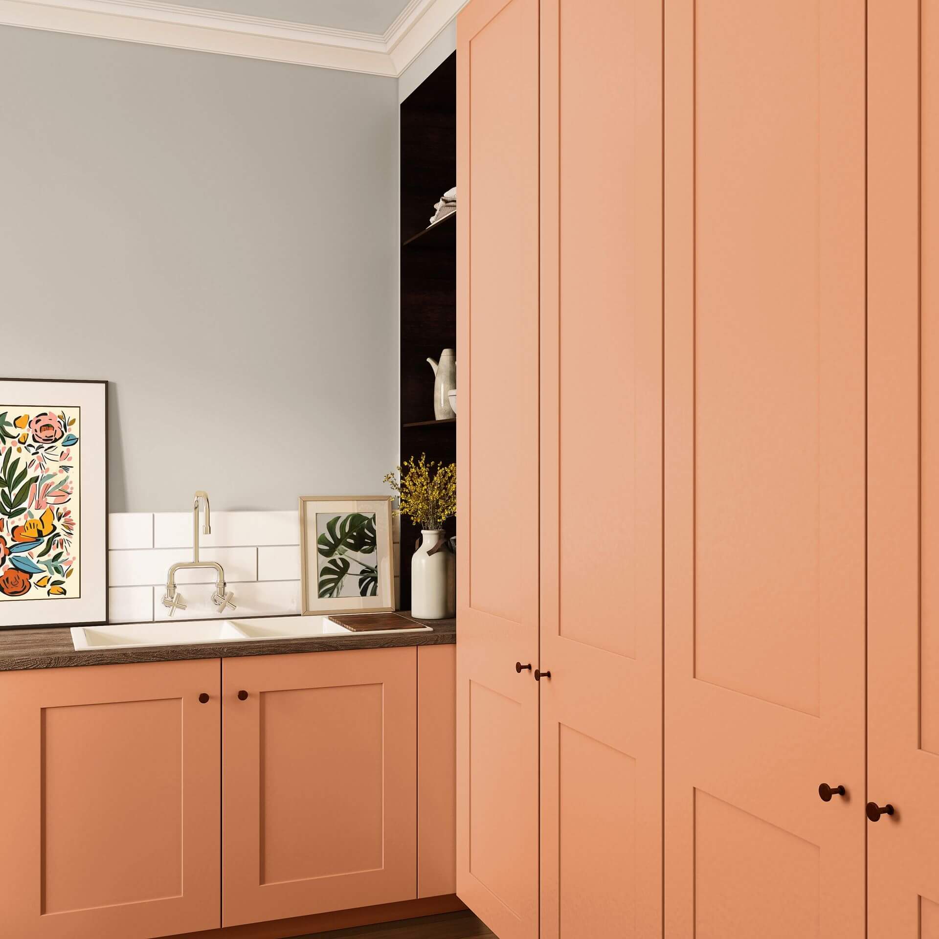 MissPompadour Orange with Salmon - The Valuable Wall Paint 1L