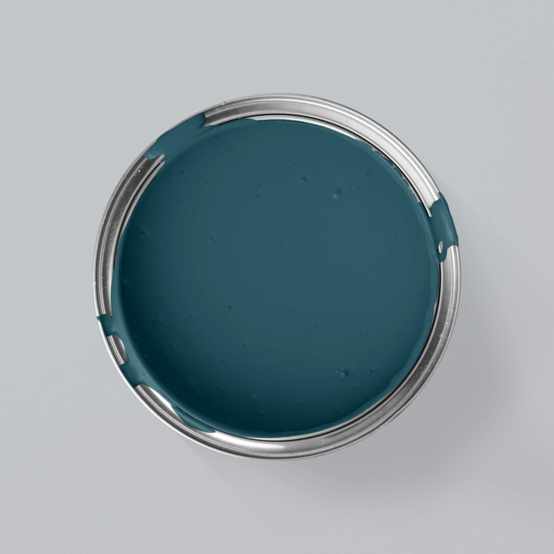 MissPompadour Bleu Foncé avec Vert - Peinture laque satinée 1L