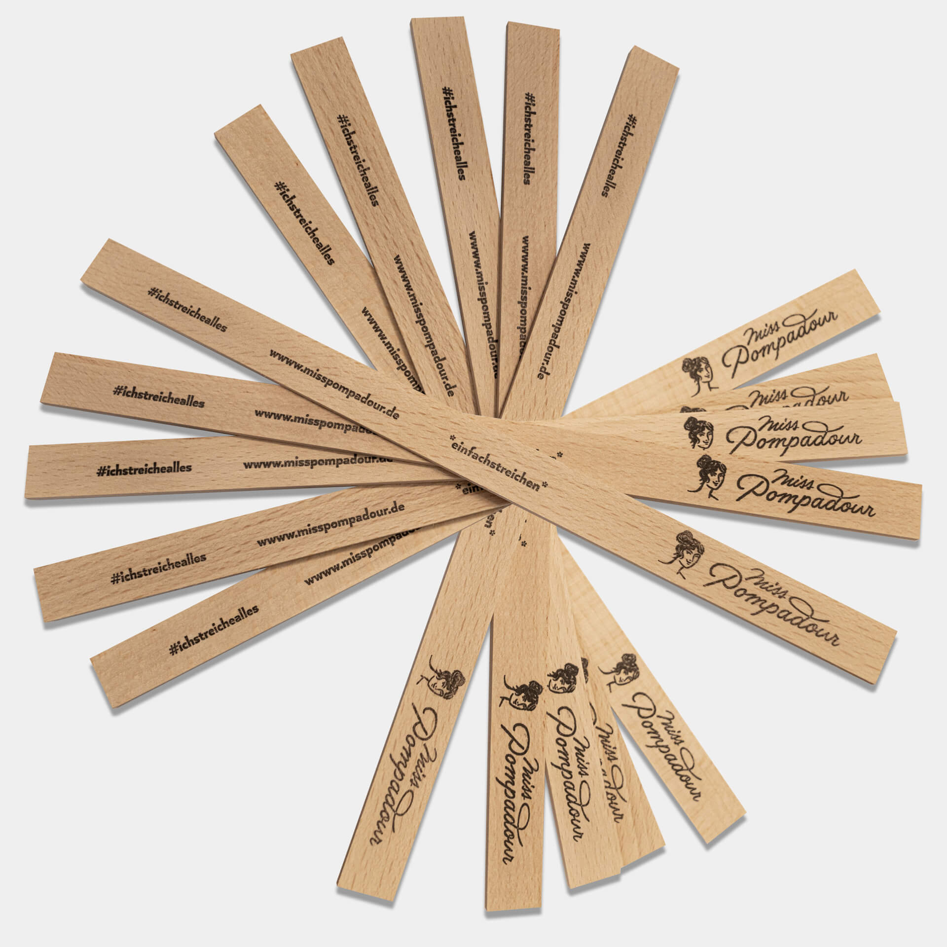 set of 10 Stirring Sticks MissPompadour Stirring Sticks