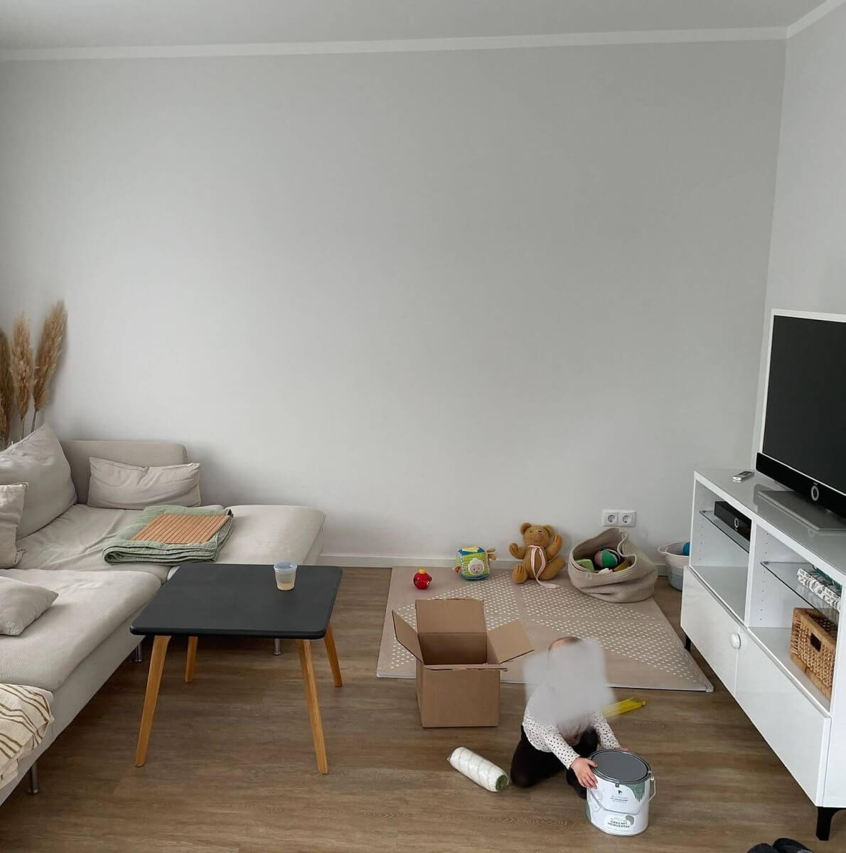 Wand streichen mit Rand So gelingt
