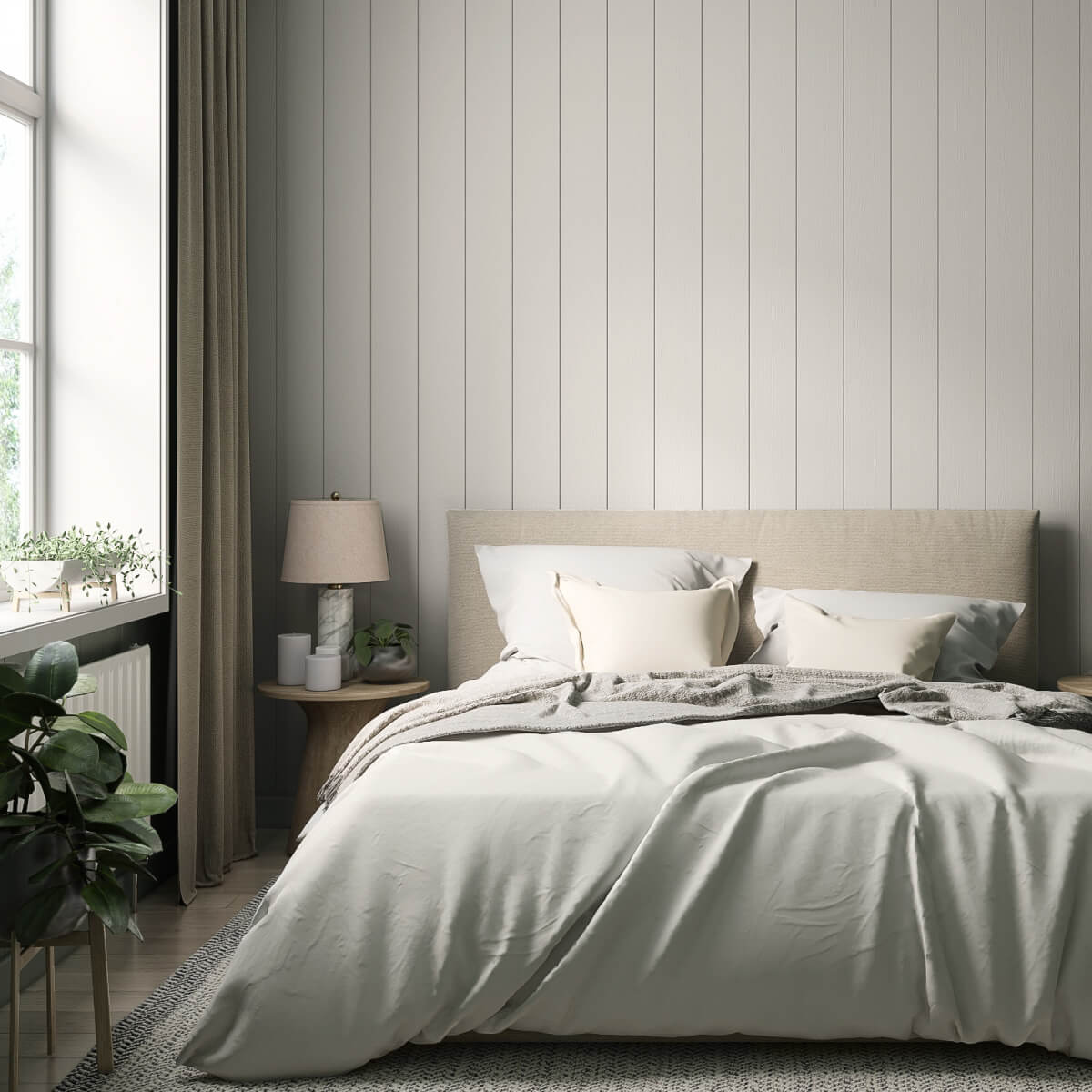 Beige mit Kaschmir Abwaschbare Wandfarbe MissPompadour AT