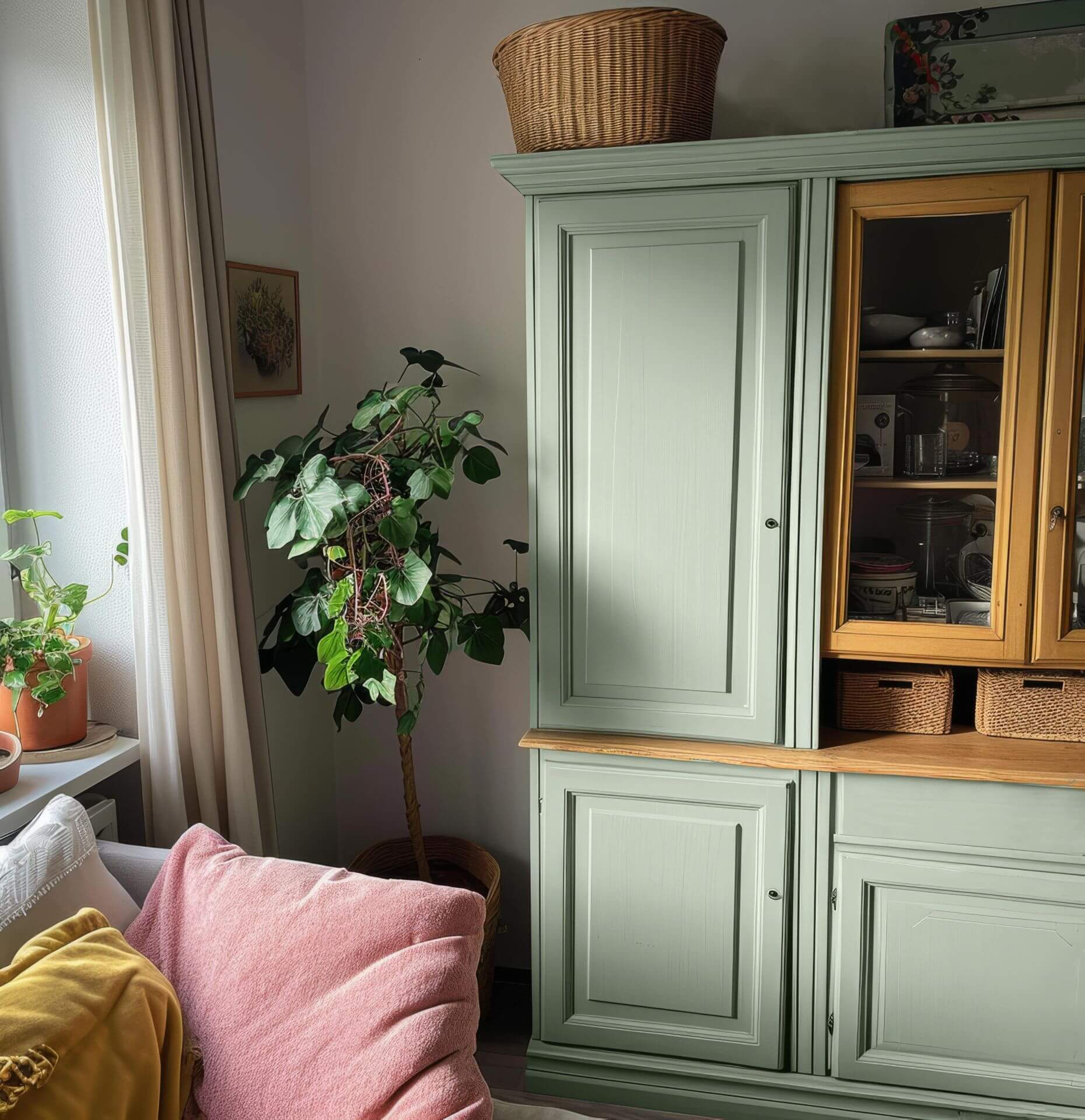 CosyColours Magical Green chalk paint 750ml, varnish Matt