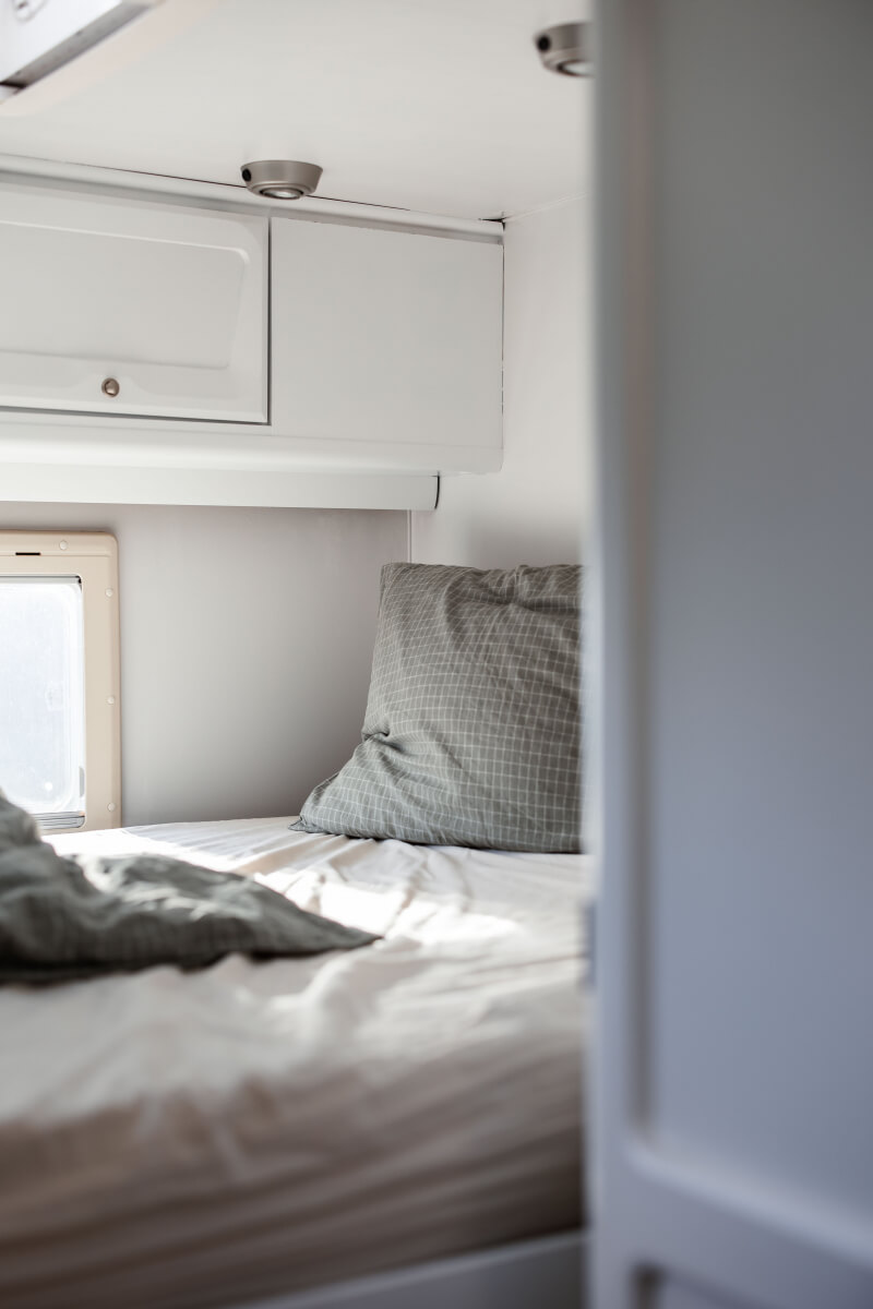 Paint the inside of your caravan Bring colour into your old camper!